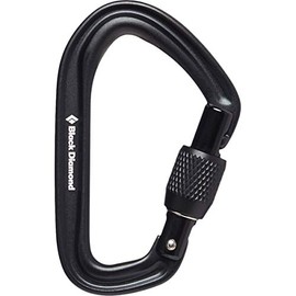 Black Diamond BD10534 Hot Forge Screw Gate, Black