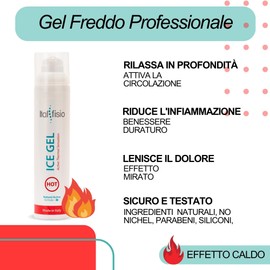 Ice Gel Hot Active Thermal Sensation Muscle Warming Gel with Soothing Heat Effect Sports Massage 100 ml