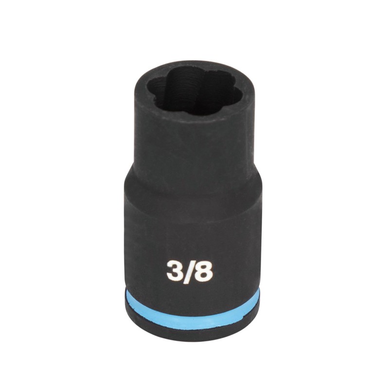 Spyder 6-Piece 3/8-Inch Drive SAE/Metric Extractor Impact Socket Set with