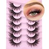 Fox Eye Lashes Wispy Faux Mink Lashes Volume Fairy Cat