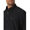Wrangler Men's Performance Classic Fit Snap Shirt, Stretch Limo, Small