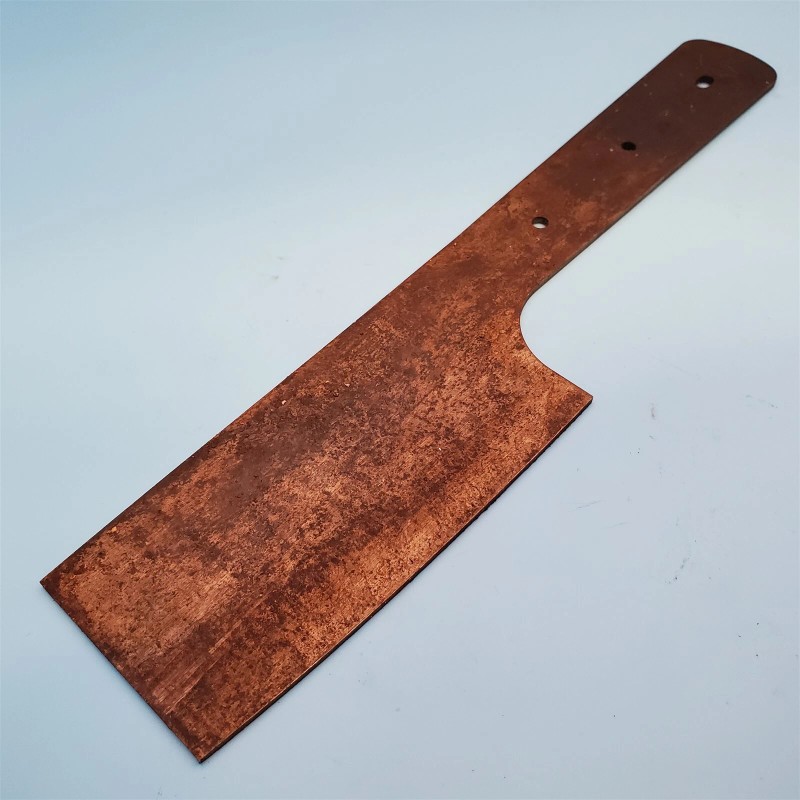 Ontario Cleaver Knife Blank Carbon Steel Fixed Blade 9.5" x