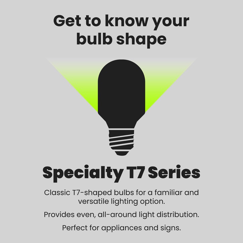 Feit Electric T7 LED Light Bulb, 15W Equivalent, 1.5W, 80