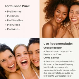 Nine Less Suero De Ácido Tranexámico Al 5% Mela-pro 30 Ml Todo Tipo De Piel Día/noche