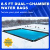 8.5 FT Dual Chamber Pool Water Bags, Water Tubes |