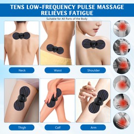 1 x Massager Neck Shoulder USB Mini Massager with 3 Plasters