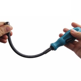 Qarmijaer 3pcs 7MM Socket Screwdriver Flexible Hex Flex Manual Socket Screw Driver Hand Tools