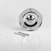 Byron DBW-21073 Bell Push - Flush Mount - Silver/Chrome