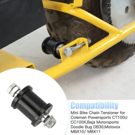 YOXUFA Mini Bike Chain Tensioner with 1-3/4" Roller Replacement for Coleman CC100X CT100U Baja DB30 Doodlebug Motovox MBX10 MBX11 Predator 79cc 97cc 98cc 100cc 2.5 3.0hp Powersport Parts 2 Packs