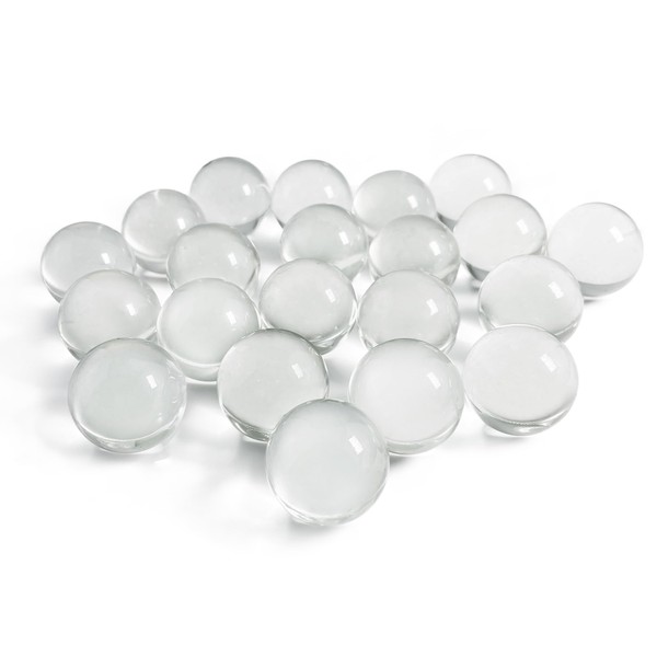 CYS EXCEL X-Large 1 Inch Light Blue Glass Marble Gemstone