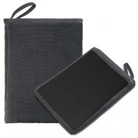 Windspeed 2Pack Clay Mitt, Microfiber Clay Bar Glove Towel for Car Detailing(Grey)