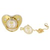 Gold Letter Pacifier Infant Pacifier Home Travel Fashion Portable Silic