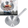 Stainless Steel Frying Pan Single Handle Fried Pan Cookware for