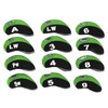 12 PCS Golf Club Head Covers Golf Iron Pole Number