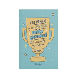 Mr. Wonderful Postcard, Multicoloured, Standard