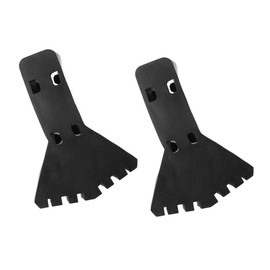 TEHAUX 2Pcs Ladder Foot Covers Non Slip Tips for Stability and Floor Protection Easy to Install Skid Mat Accessories for Safe Use Ladders