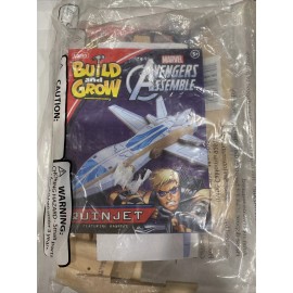 Strottman International Inc AVENGERS HAWKEYE QUIN JET  Build and Grow Wood Kit , New and Sealed