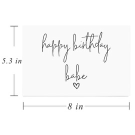 Happy Birthday Card,Birthday Cards For Her Him Boyfriend Girlfriend Husband Wife