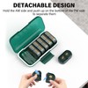 Codcaw Weekly Pill Organizer 2 Times a Day, Moisture-Proof, Detachable