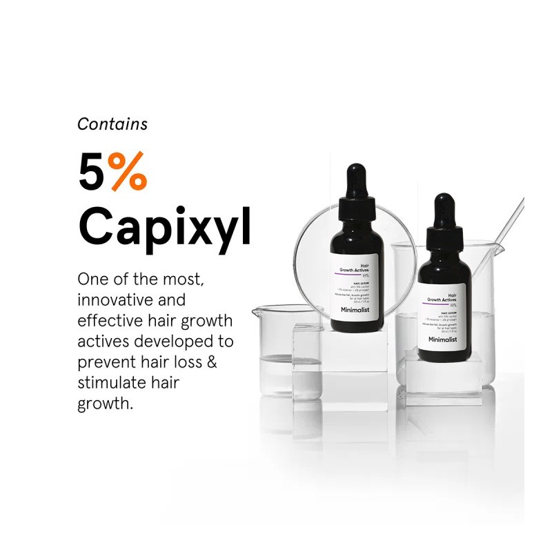 Minimalist 18% Hair Growth Serum with Redensyl - Grow thicker,