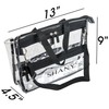 SHANY Clear Travel Makeup Bag - Cosmetics Organizer - SHANY