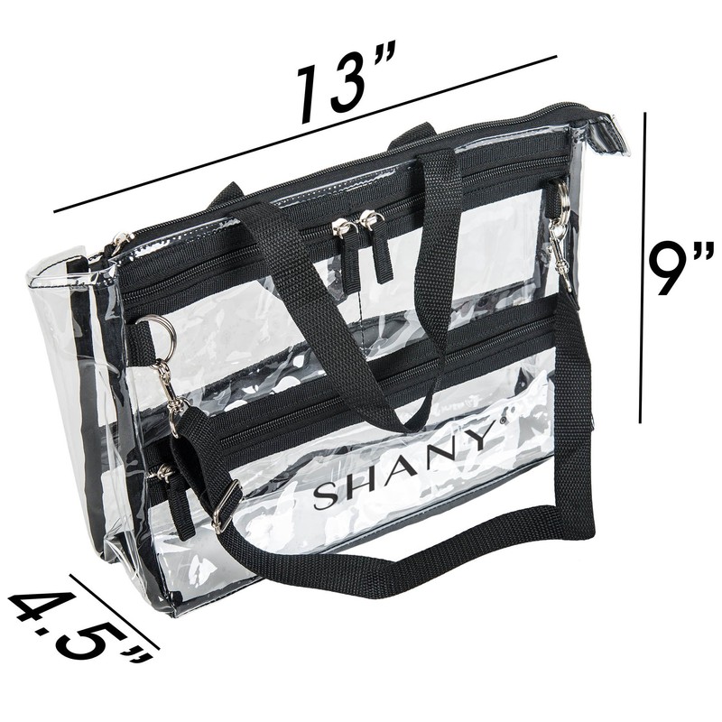 SHANY Clear Travel Makeup Bag - Cosmetics Organizer - SHANY