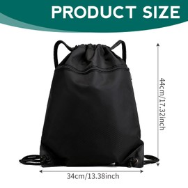 Gurfzcyuoo Drawstring Bags, Drawstring Gym Bags Swim PE Bags Drawstring Gym Bag for Kids Adults Large Sports Backpack Travel Beach School Bag for Sports, Gym, Travel, Swimming, Beach