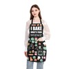 PLITI Baking Apron With Pocket for Best Baker Eve Gift