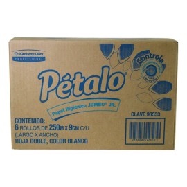 Higiénico Jumbo Jr 250 Metros X9.5 Cm Kimberly Modelo 90553