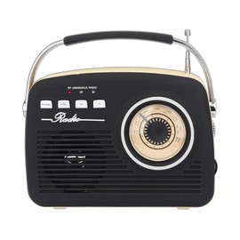 N/A Supersonic SC-1201BT Retro Portable Bluetooth Speaker with Vintage Vibes, AM/FM
