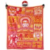 Football Blanket 60" x 50" Football Fan Gifts for Men