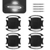 Titgoes 8 PCS Car Door Handle Sticker, Anti-Scratch Reflective Door