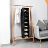 Organizador de zapatos colgante (negro (1 paquete))