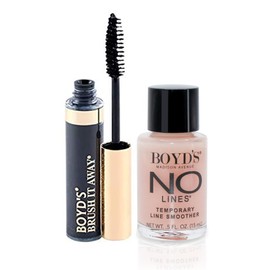 Boyd's Cosmetics NYC- No Lines Temporary Wrinkle Remover with our Brush It Away Black Bundle