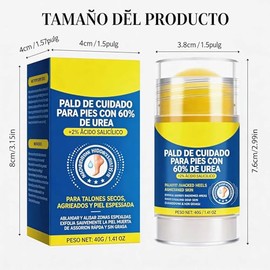 Crema Para Pies Hidratante y Antigrietas Con Urea Al 60%, Nuevo Hidratante y Alivia El Agrietamiento y Sequedad Crema para Pies, Repara e Hidrata Pies