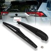 Shopauto Rear Windshield Wiper Arm Blade Assembly Kit Compatible with