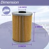 HeuroFosh 8M0093688 Fuel Filter Filtering Disk Kit for MerCruiser Sterndrive