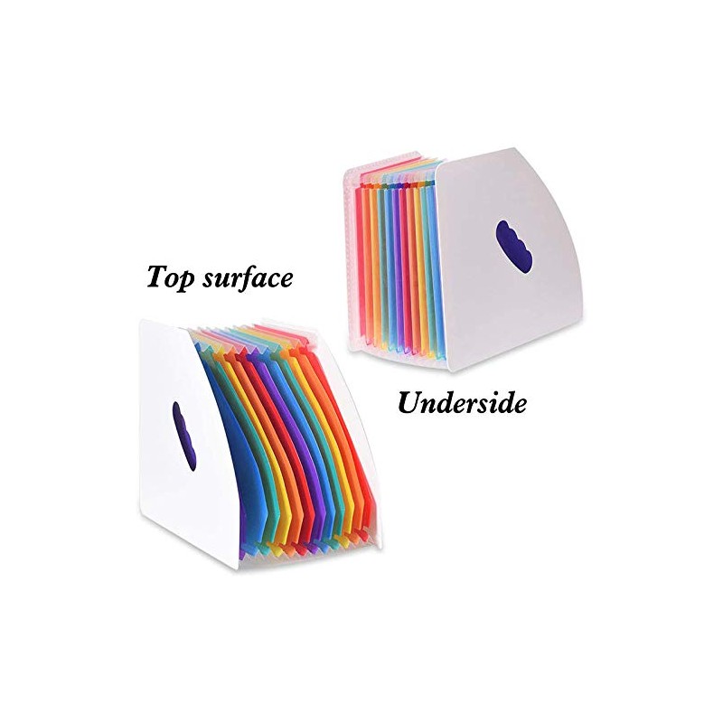 jingfei Expanding File Holder Folder Standing A4 Vertical File Organizer