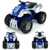Large ATV Toy with Trailer Speedboat Tow Truck Flatbed Transport
