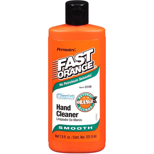Permatex 23108 Fast Orange Smooth Lotion Hand Cleaner, 7.5 oz.