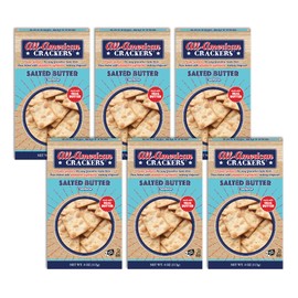 All-American Snack Crackers, Salted Butter, 4 Ounce (Pack of 6), Made with Real Ingredients, Non-GMO, Kosher