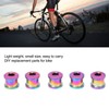 5Pcs 6.5mm Bike Single Chainring Screw Titanium Alloy Rust Protection