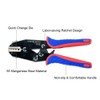 Crimping Tool 0.25-10mm² (23-7 AWG) Multifunction Ratcheting Wire Crimper Pliers