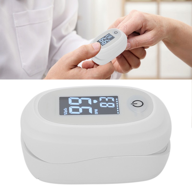 Fingertip Pulse Oximeter Household Portable Blood Oxygen Saturation Pulse Rate