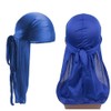 Samidy 5 Pieces Breathable Bandana Hat Silky Durag do doo