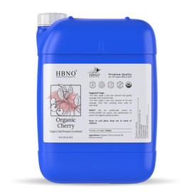 HBNO Cherry Kernel Oil - 8.8 lbs (4kg) - Ideal for Shampoos, Conditioners, Lip Balms, Face wash, Lotions, and Skin Care Products.