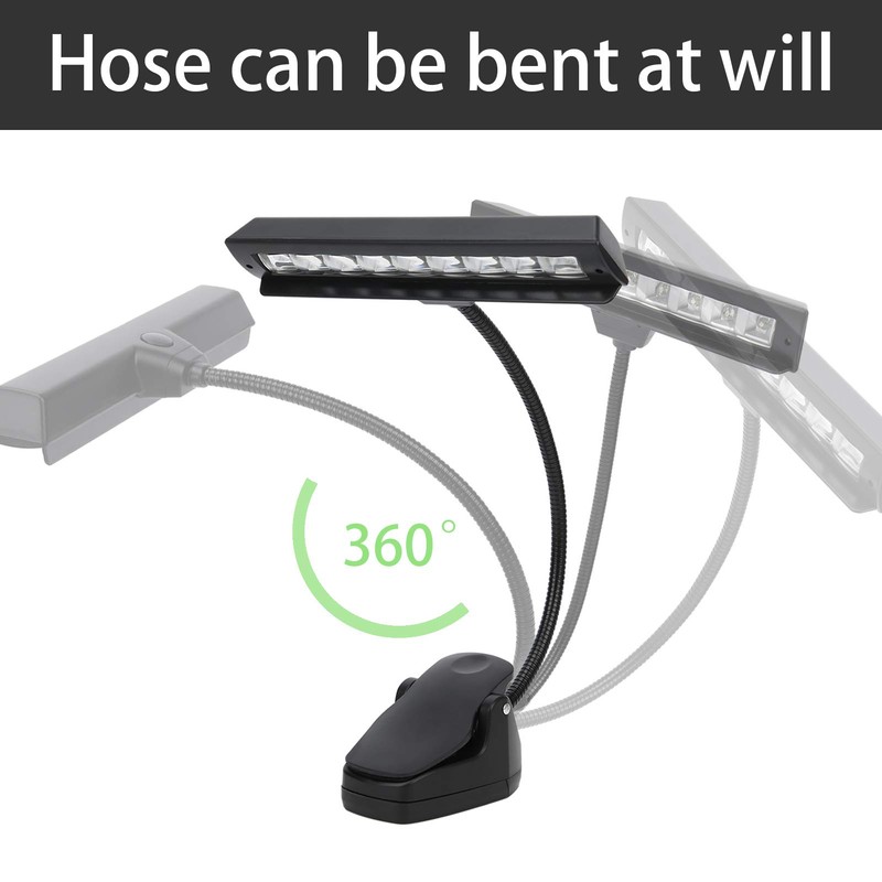 Super Bright Music Stand Light, Eye Caring Clip on Piano