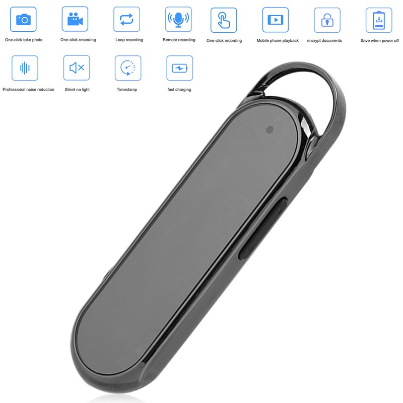 Pendant Multifunction Wideangle Recording Pen High Definition Long Standby Video