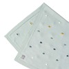 LÄSSIG Baby’s Knitted Blanket - 100% Organic Cotton, GOTS-Certified mint