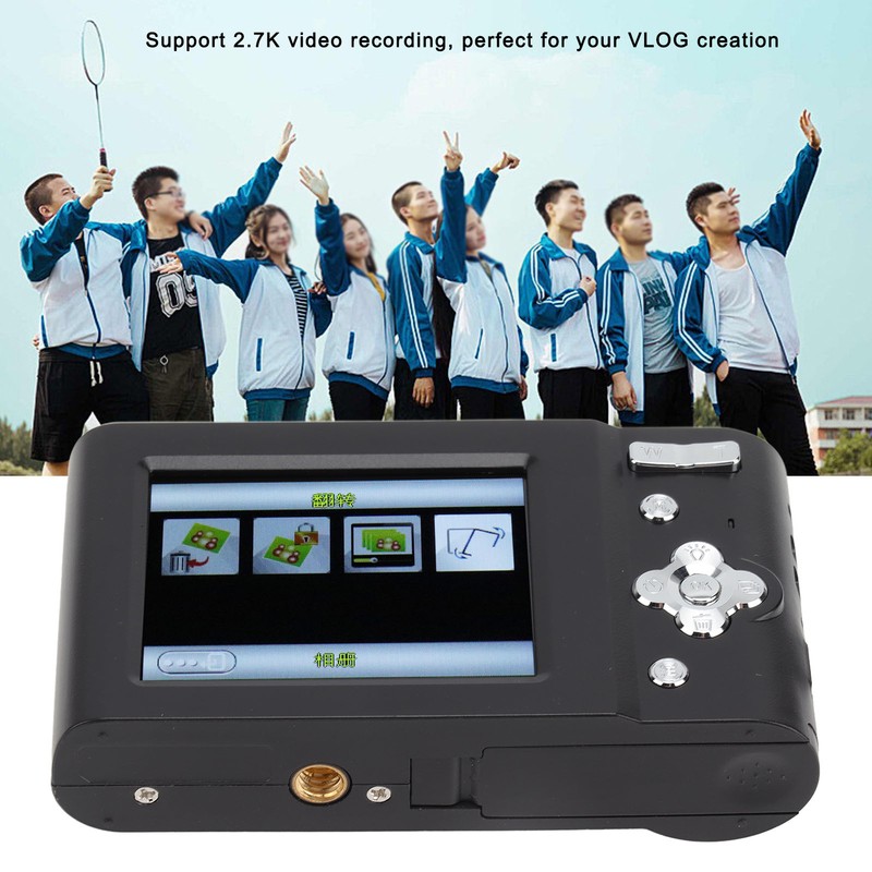 Kids Digital Camera Black 44MP 1080 Video Entry Level CCD